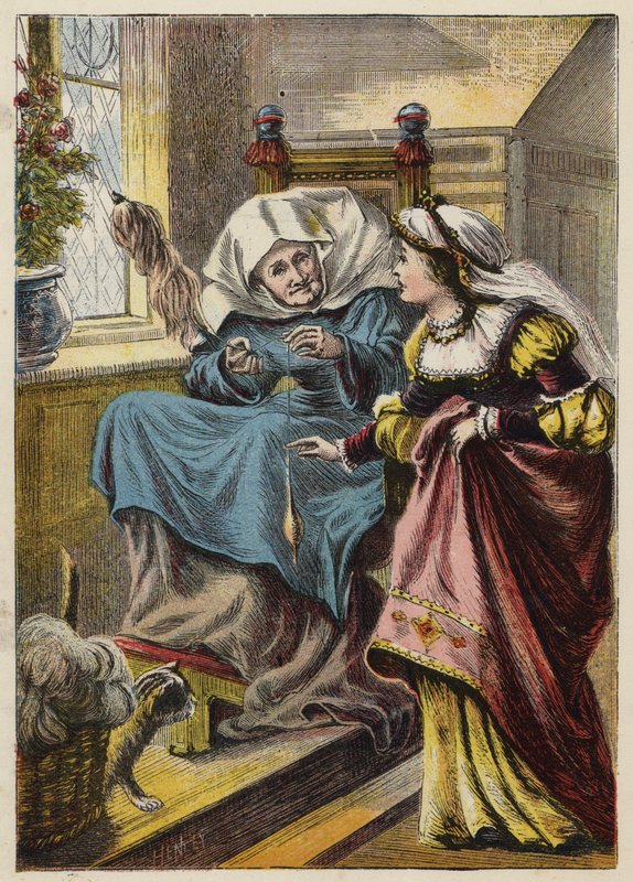 Ormanda Uyuyan Güzel (renkli taş) by English School