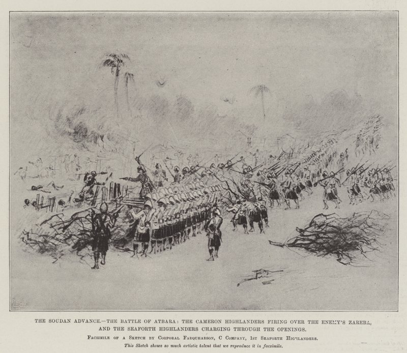 Soudan İlerlemesi, Atbara Savaşı, Düşmanın Zareba