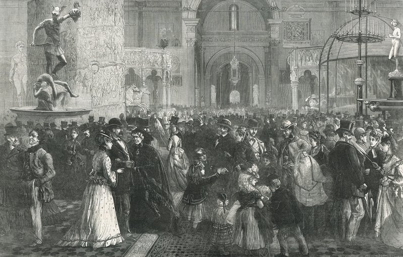Whit Pazartesi günü South Kensington Müzesi by English School