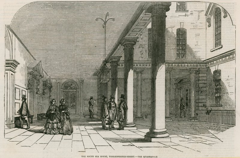 South Sea House, Threadneedle Street, Londra - The Quadrangle by English School