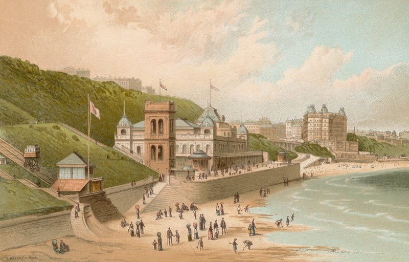 The Spa und South Cliff--Scarborough by English School