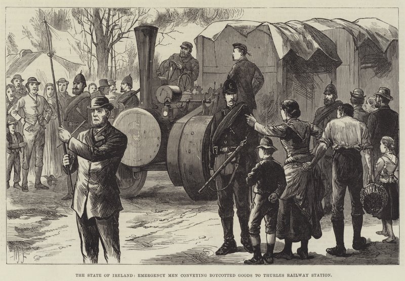 İrlanda Eyaleti, Boykot Edilen Malları Thurles Tren İstasyonu