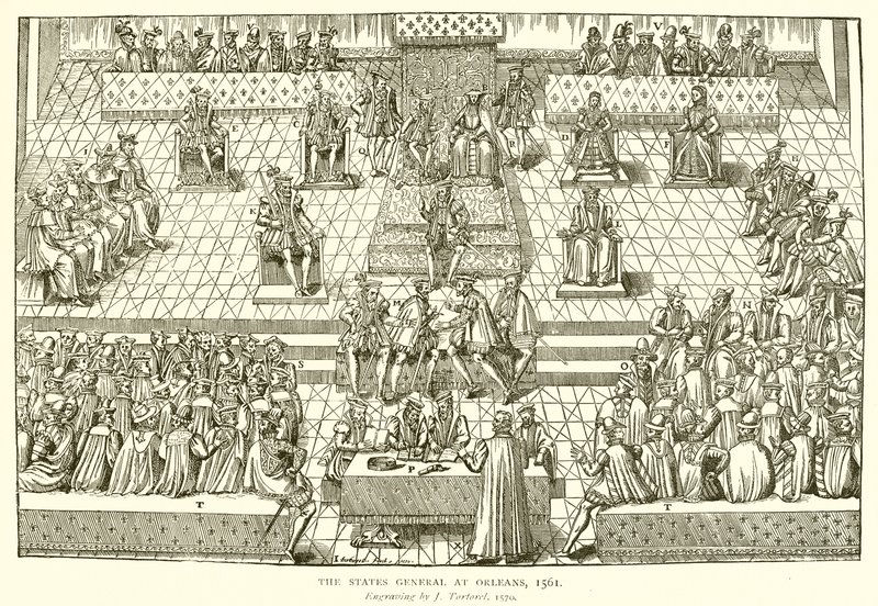 Devletler Generali, Orleans'ta, 1561 by English School