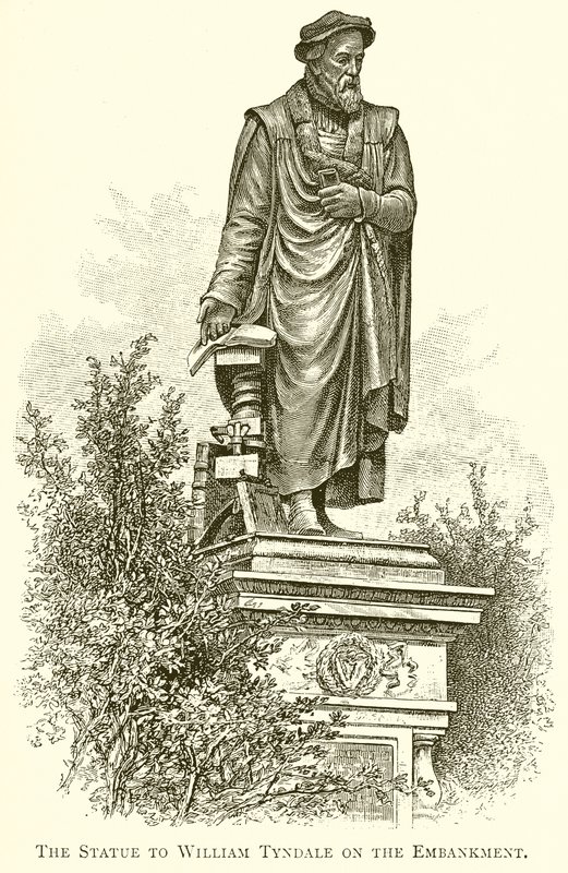 Dolgudaki William Tyndale Heykeli by English School