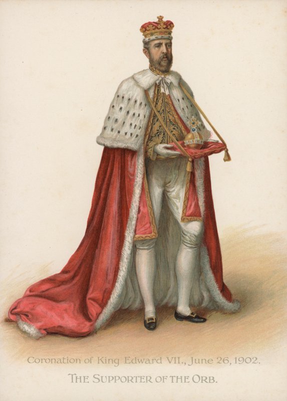 Kürenin Destekçisi (chromolitho) by English School