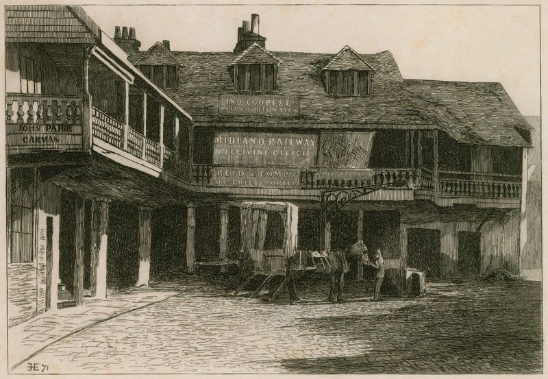 Tabard Inn, Southwark by English School