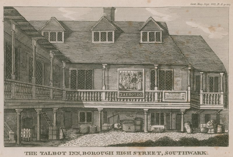 Tabard Inn, Southwark by English School