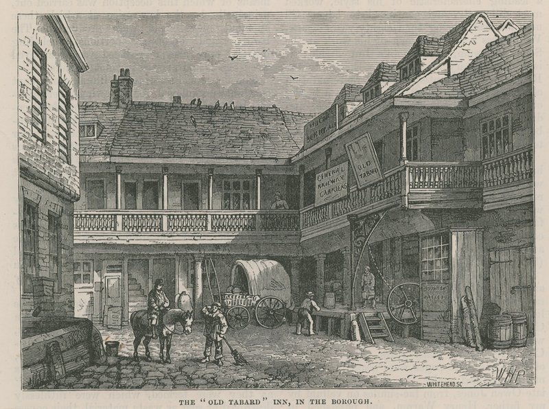 Tabard Inn, Southwark by English School