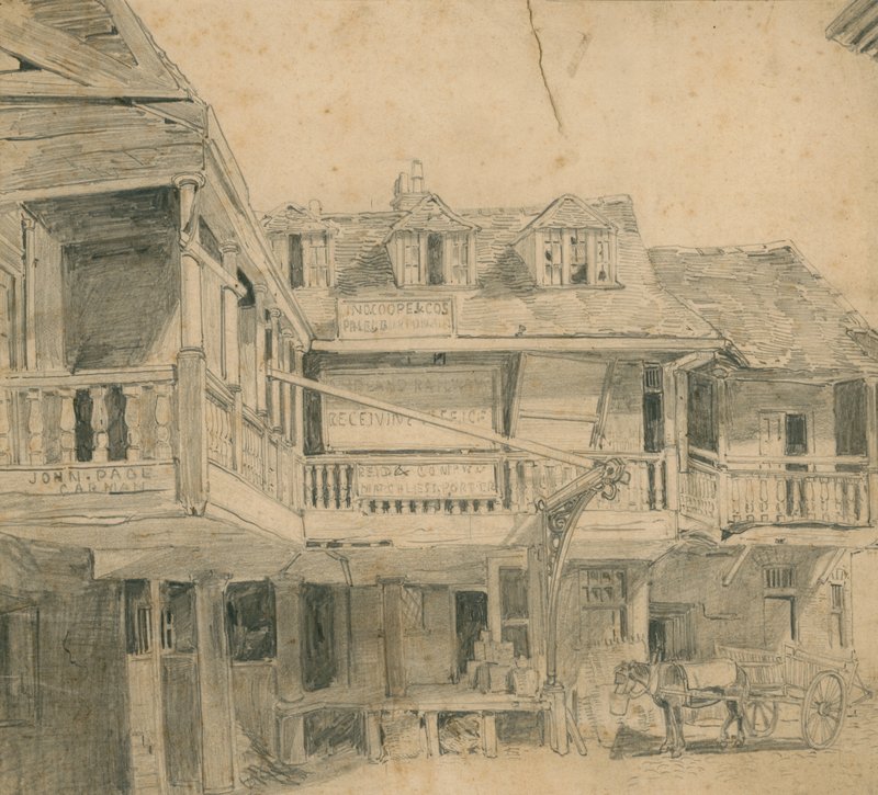Tabard Inn, Southwark by English School