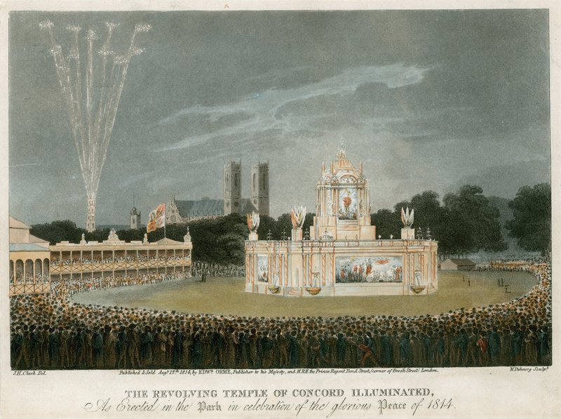 1814 Barışı için oluşturulan Concord Tapınağı by English School