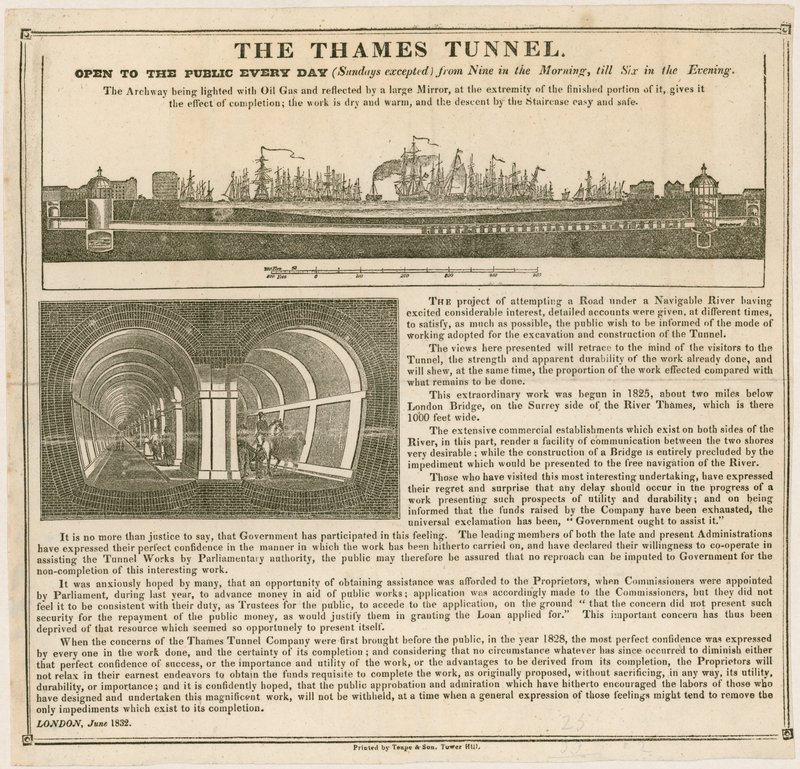Thames Tüneli, Her Gün Halka Açık by English School
