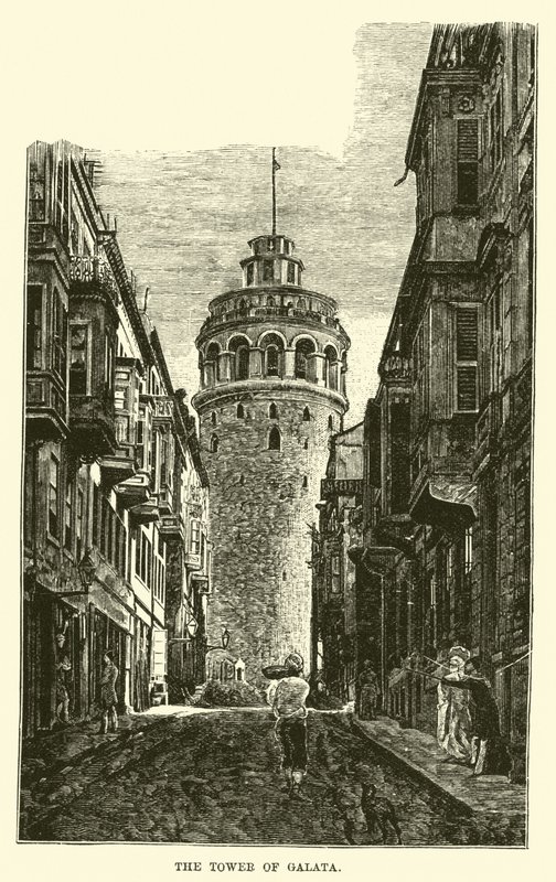 Galata Kulesi by English School