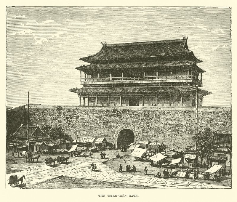 Tsien-Men Kapısı by English School