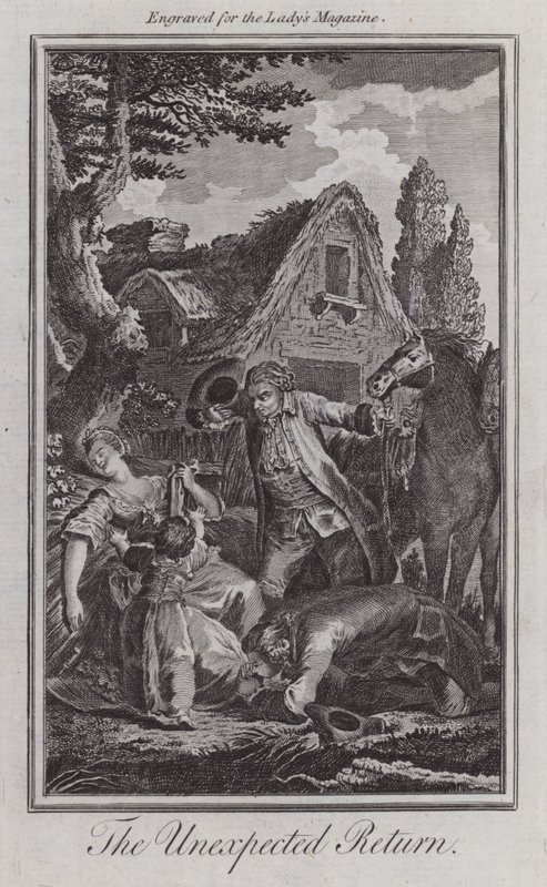 Beklenmedik Dönüş (gravür) by English School