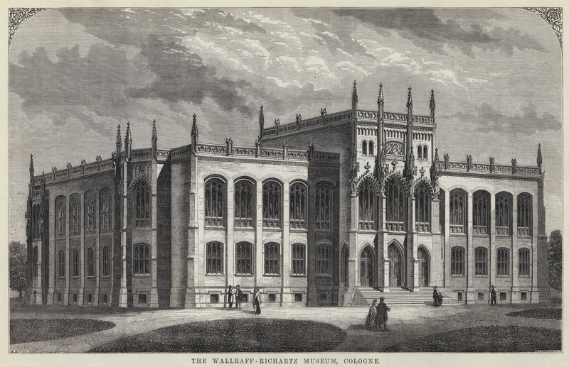 Wallraf-Richartz Müzesi, Köln (gravür) by English School