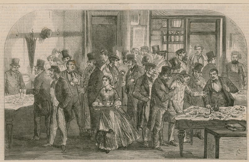 Saat Fuarı, Houndsditch by English School