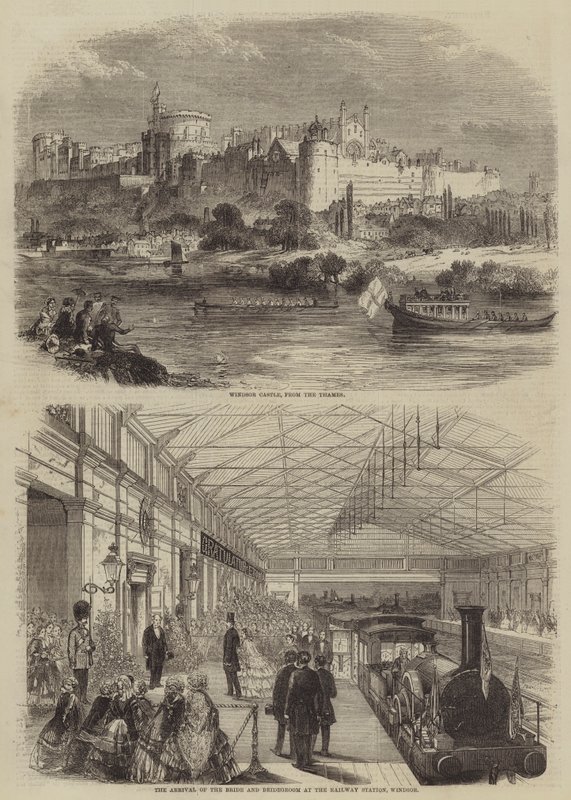 Kraliyet Prensesinin Düğünü (gravür) by English School