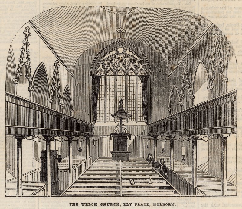 Welch Kilisesi, Ely Place, Holborn by English School