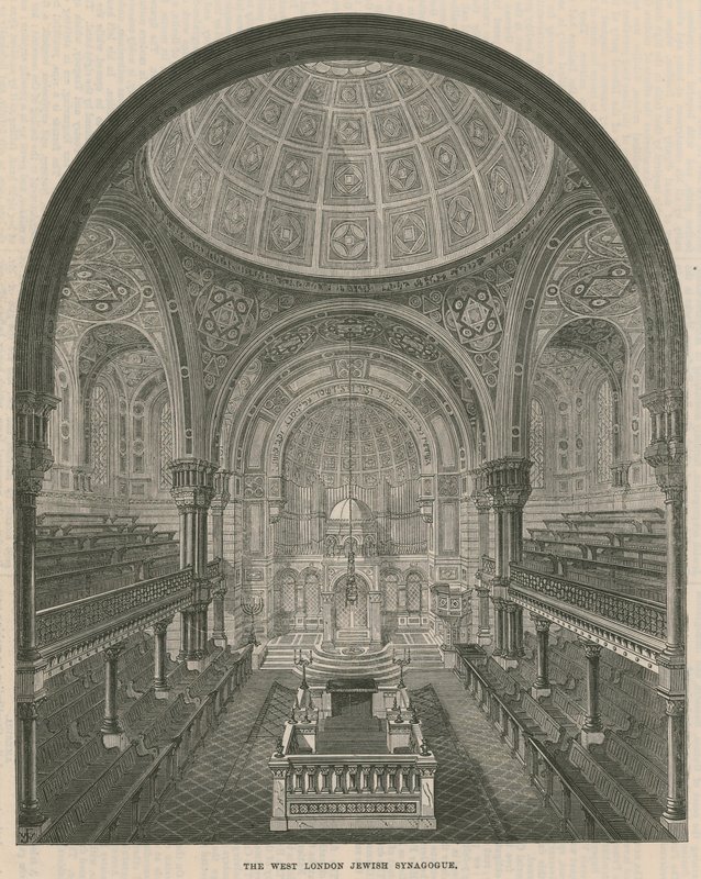 Batı Londra Yahudi Sinagogu by English School