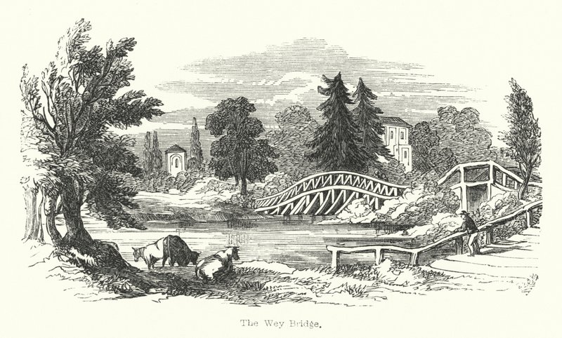 Wey Köprüsü (gravür) by English School