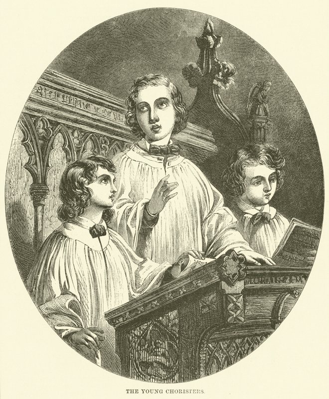 Genç Koristler (gravür) by English School