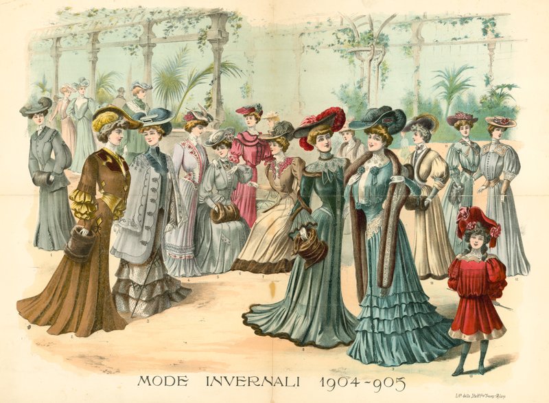 Genç Hanımlar Günlüğü: Mode Invernali, 1904-05 by English School
