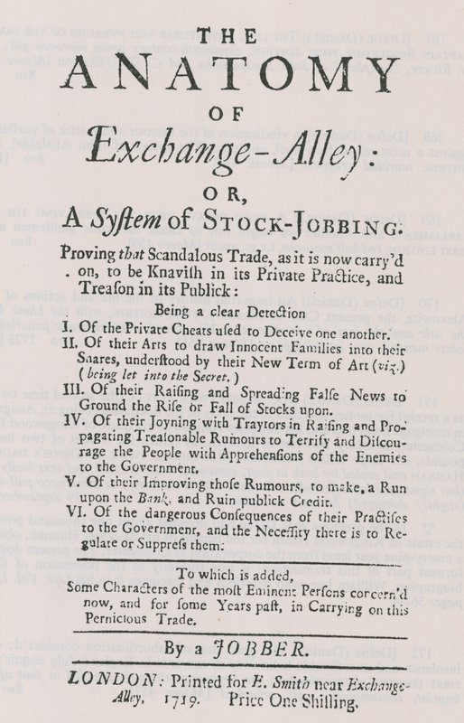 Exchange Alley'in anatomisi by English School