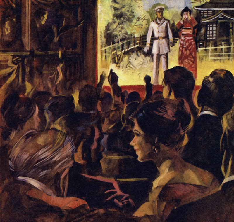 Madame Butterfly'ın ilk performansı sırasında seyirciler bağırdı ve tısladı by English School