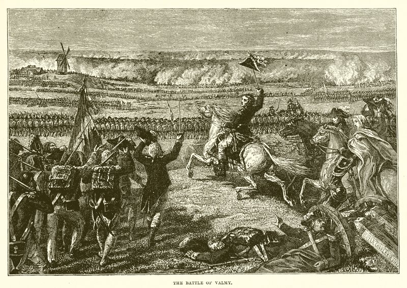 Valmy savaşı by English School