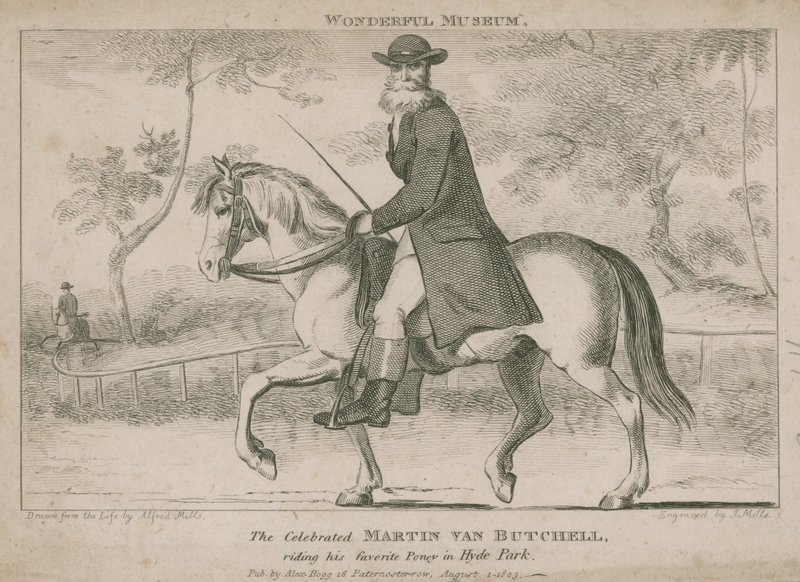 Ünlü Martin Van Butchell, Hyde Park