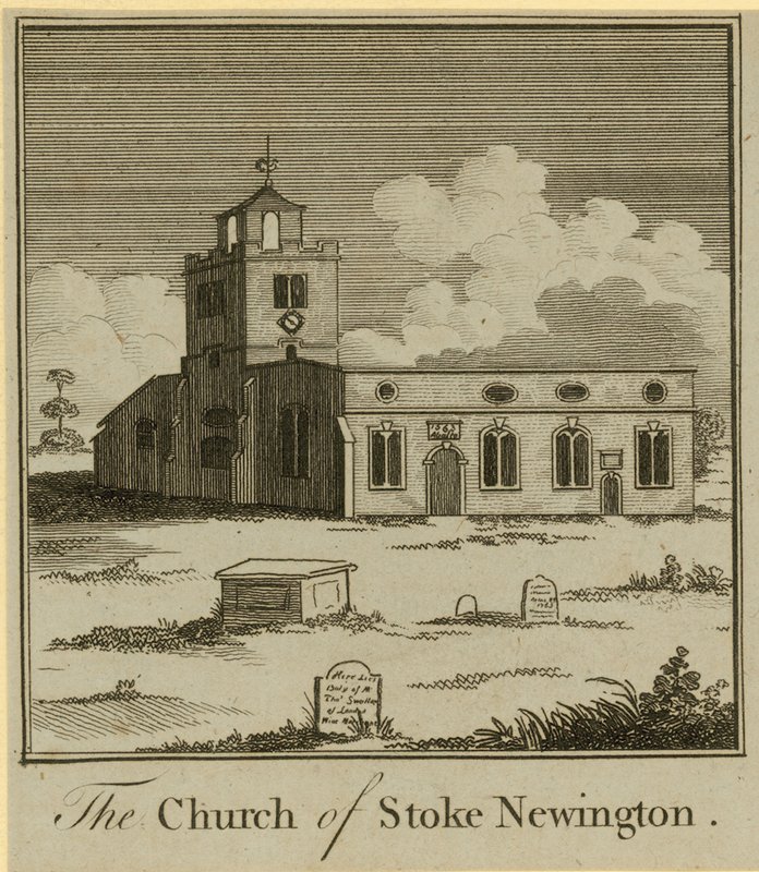 Stoke Newington Kilisesi by English School