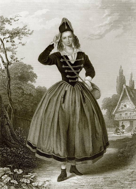 The daughter of the regiment by English School