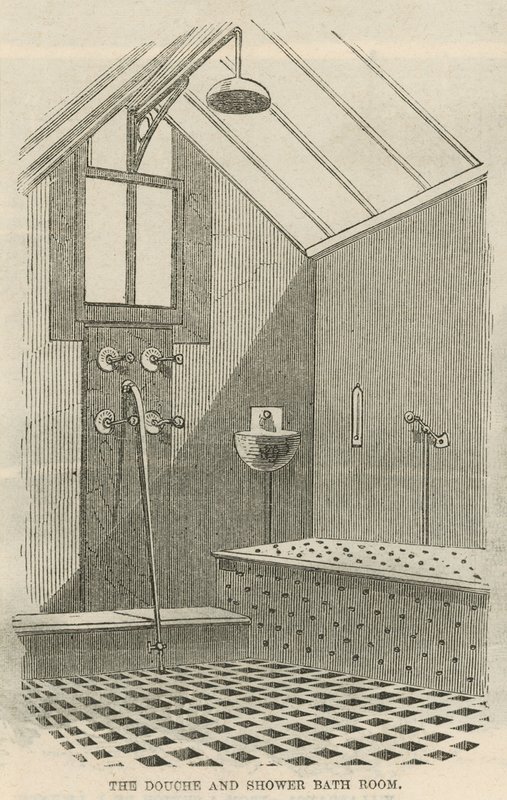 Duş ve duş banyo odası by English School