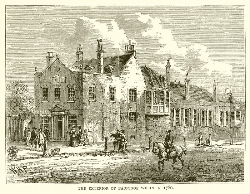 1780 yılında Bagnigge Wells