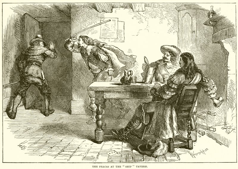 Gemi tavernasındaki frakalar by English School
