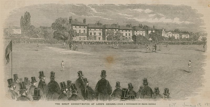 Lords Ground'daki büyük kriket maçı by English School