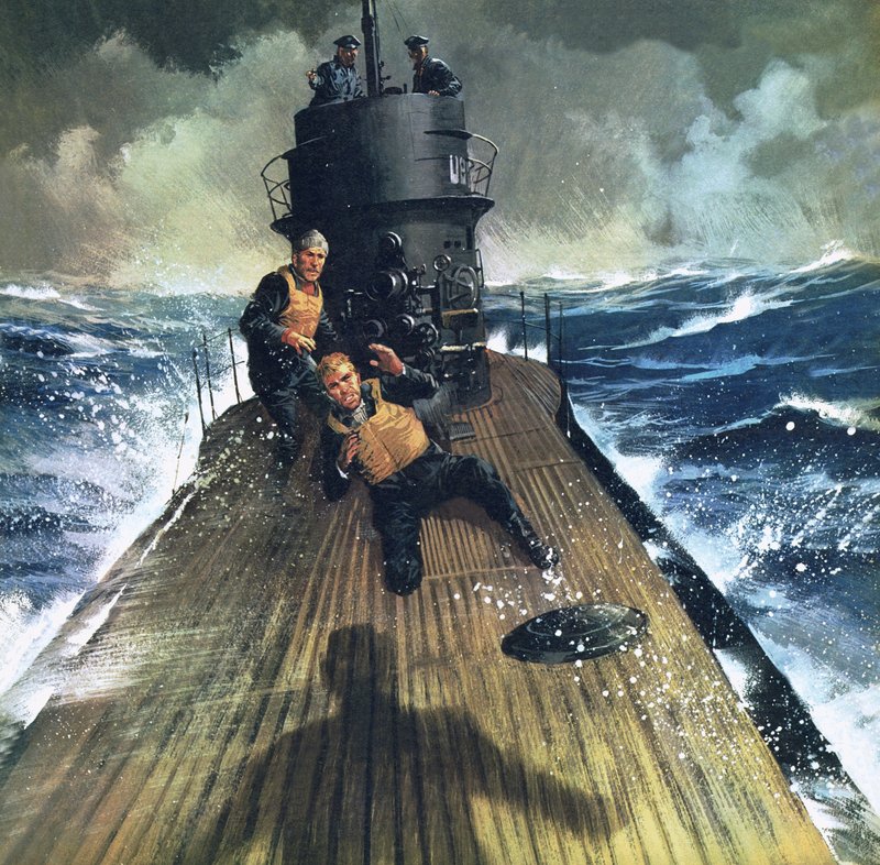 The haunted U-boat by English School