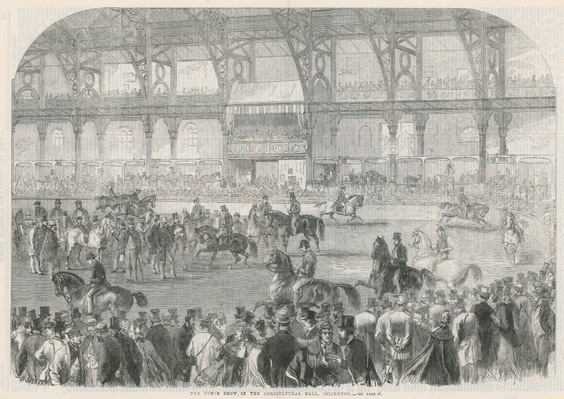 Ziraat Salonunda at gösterisi by English School