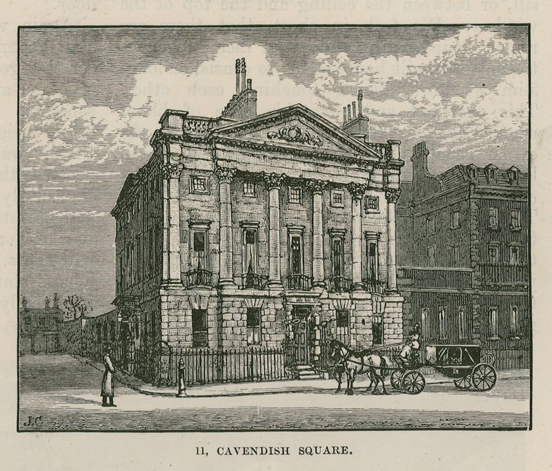 Bay Scotmother'ın evi, Cavendish Meydanı, Londra by English School