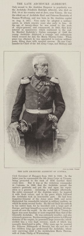 Avusturya Arşidükü Albrecht (gravür) by English School