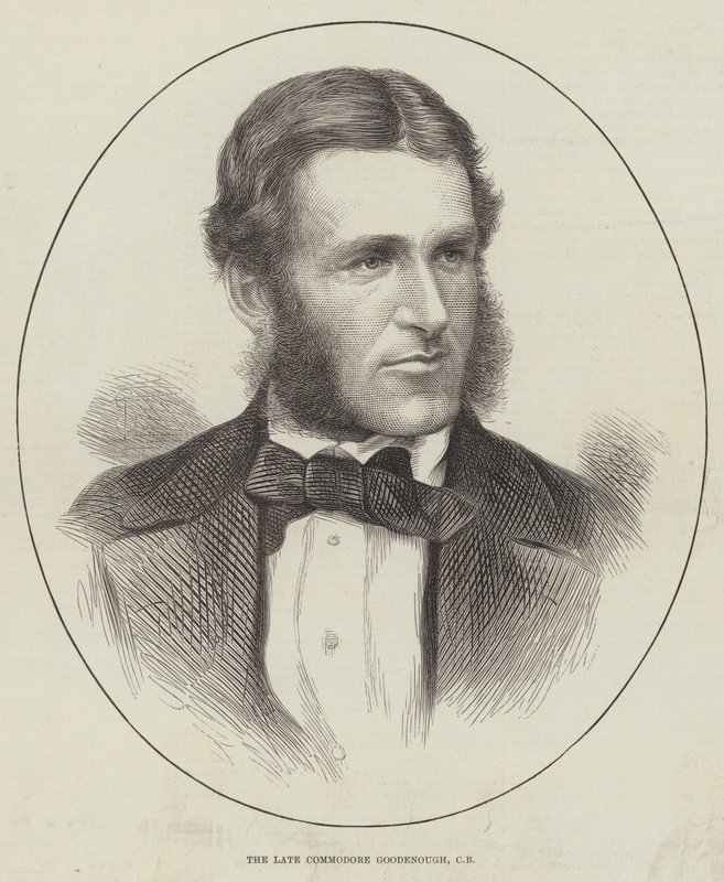 Merhum Commodore Goodenough, CB (gravür) by English School