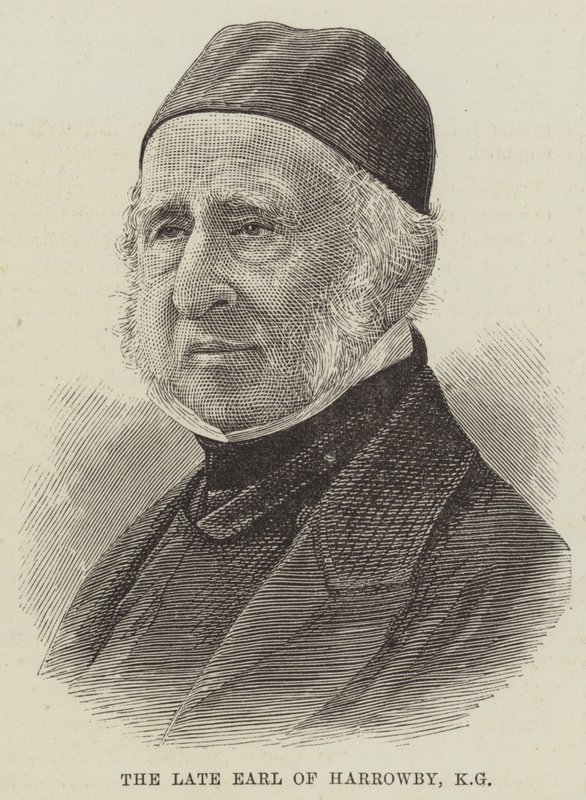 Harrowby geç Earl, KG (gravür) by English School