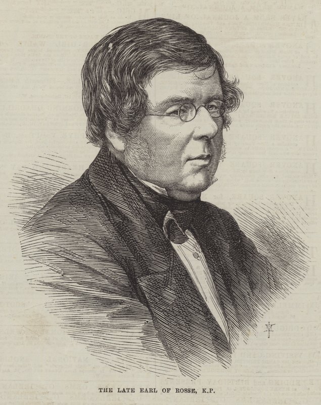 Rosse geç Earl, KP (gravür) by English School