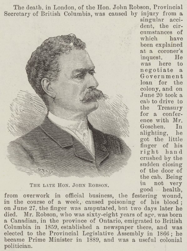 Merhum Sayın John Robson (gravür) by English School