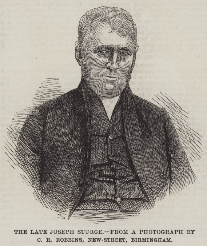 Geç Joseph Sturge (gravür) by English School