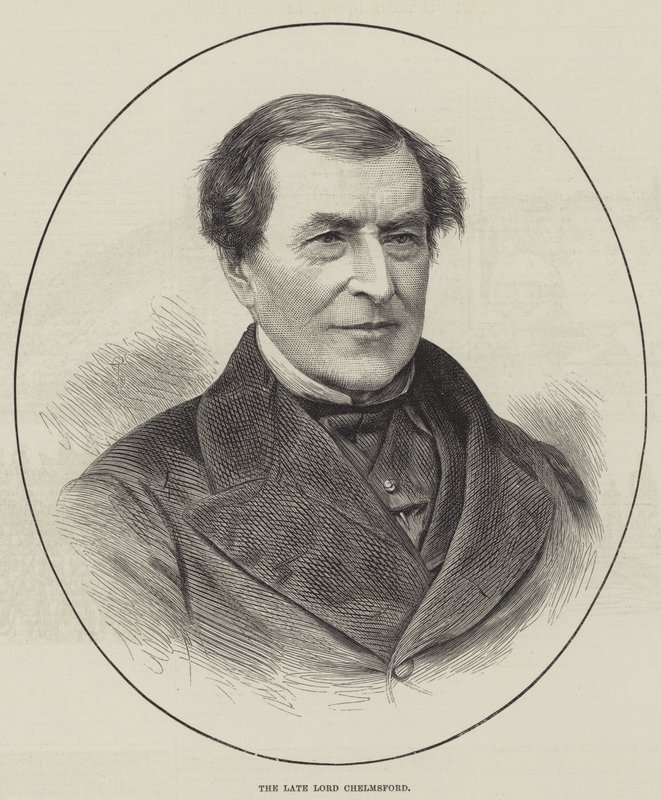 Rahmetli Lord Chelmsford (gravür) by English School