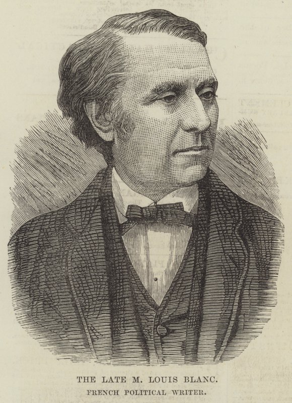 Rahmetli M Louis Blanc, Fransız Siyaset Yazarı (gravür) by English School