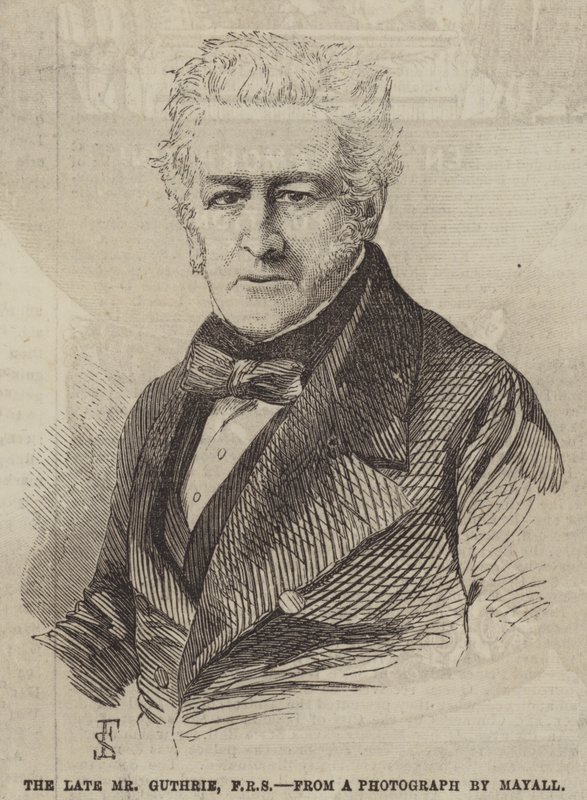 Merhum Bay Guthrie, FRS (gravür) by English School