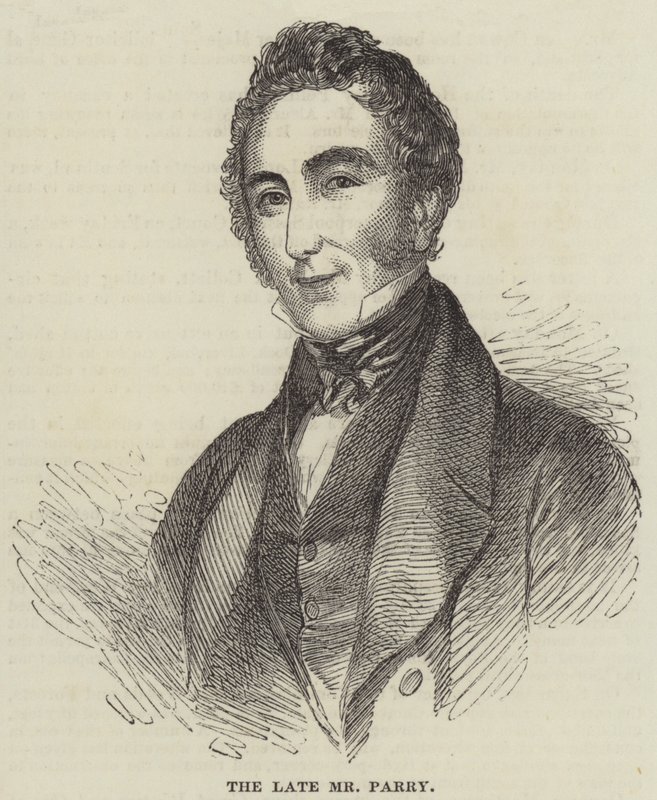 Merhum Bay Parry (gravür) by English School