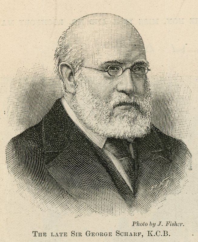 Merhum Sir George Scharf, KCB by English School